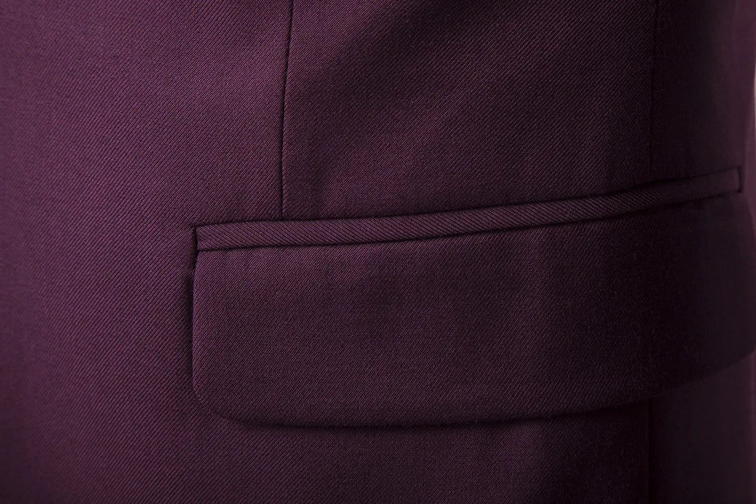 Mens Casual Slim-fit Suit for Weddings Evening Dress and Work