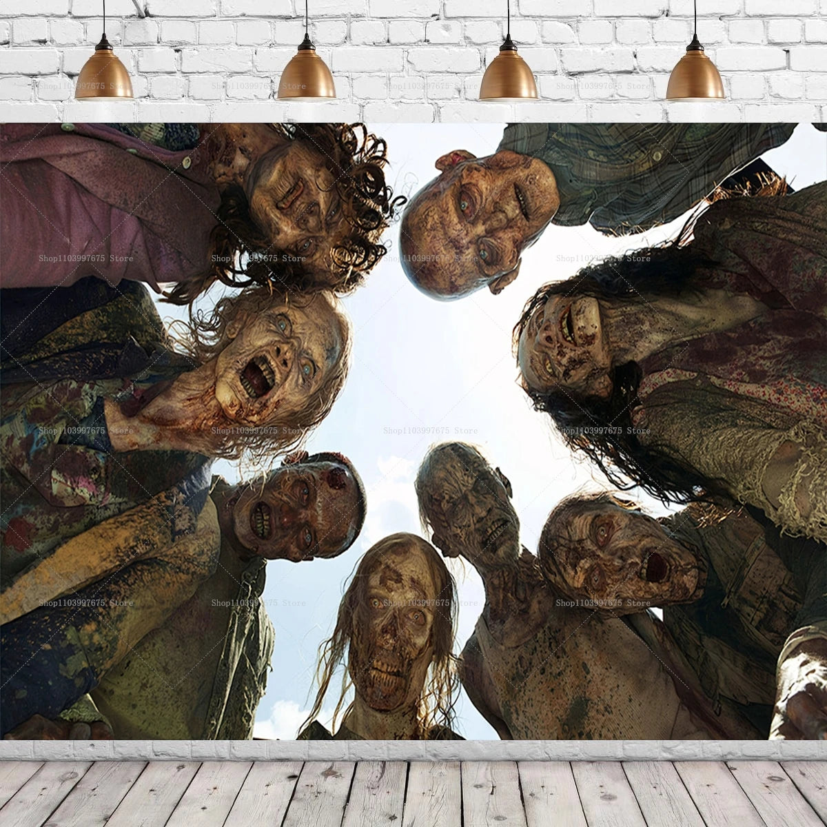 Halloween Party Zombie Wall Decorations