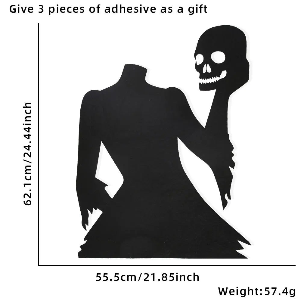 Halloween Skeleton Stickers Decor for Room, Door and window