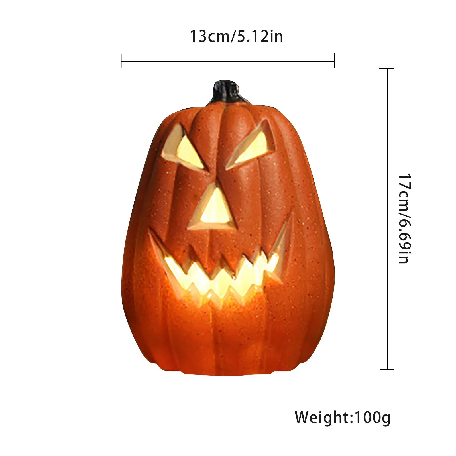 Halloween Led Vintage Style Hollow Pumpkin