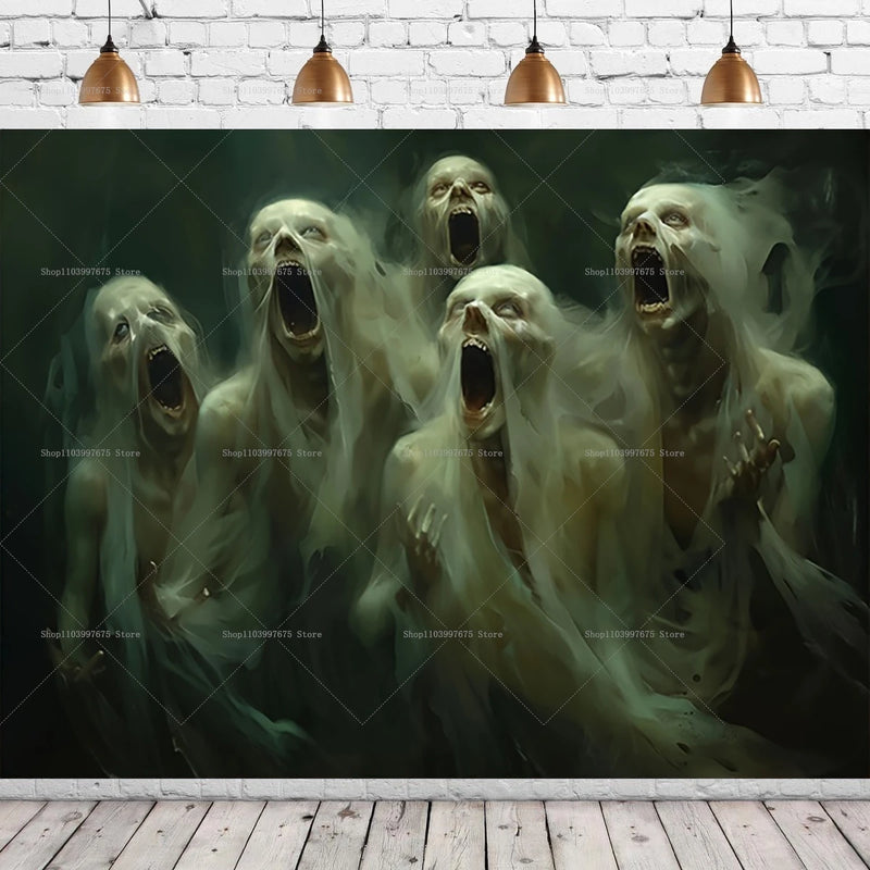 Halloween Party Zombie Wall Decorations