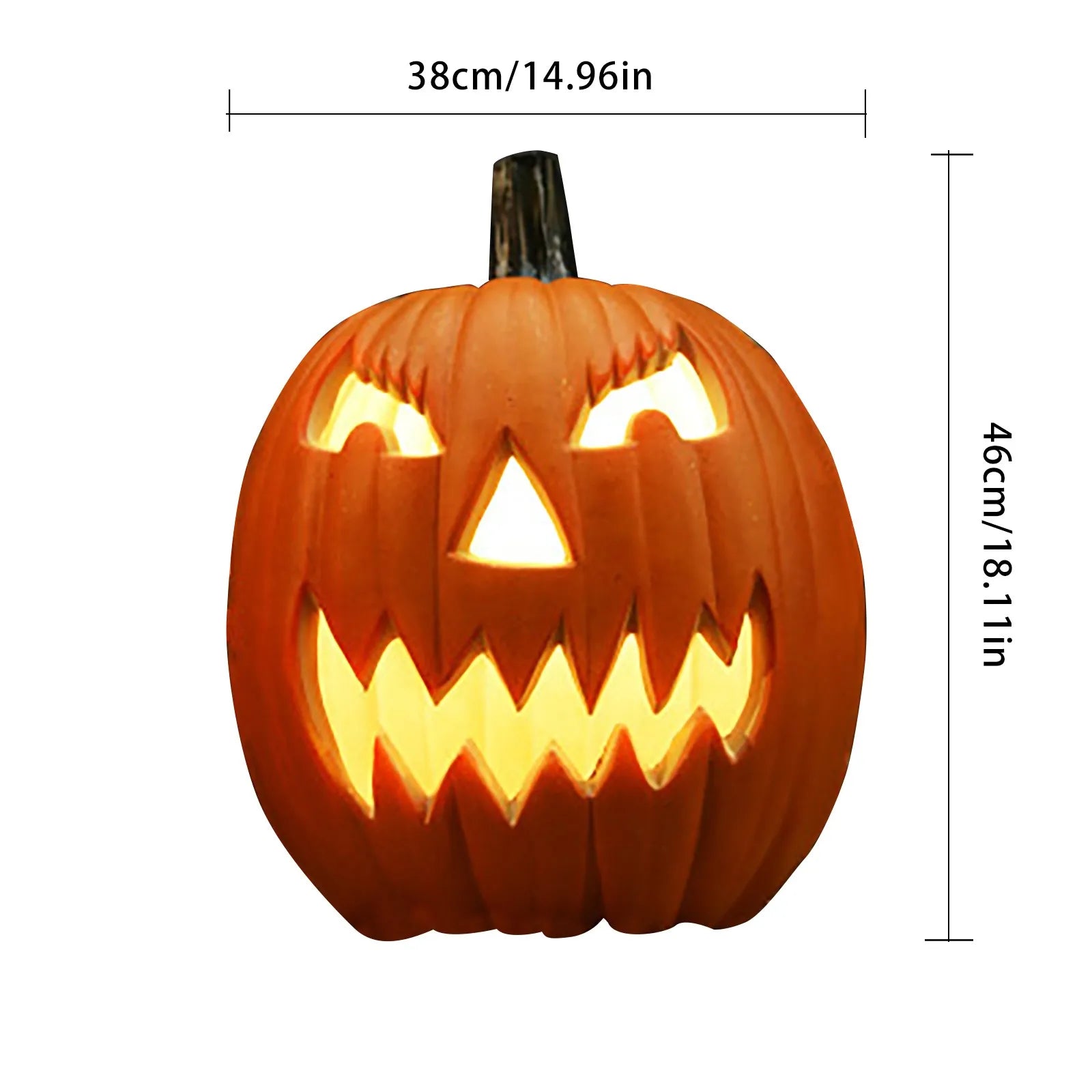 Halloween Led Vintage Style Hollow Pumpkin