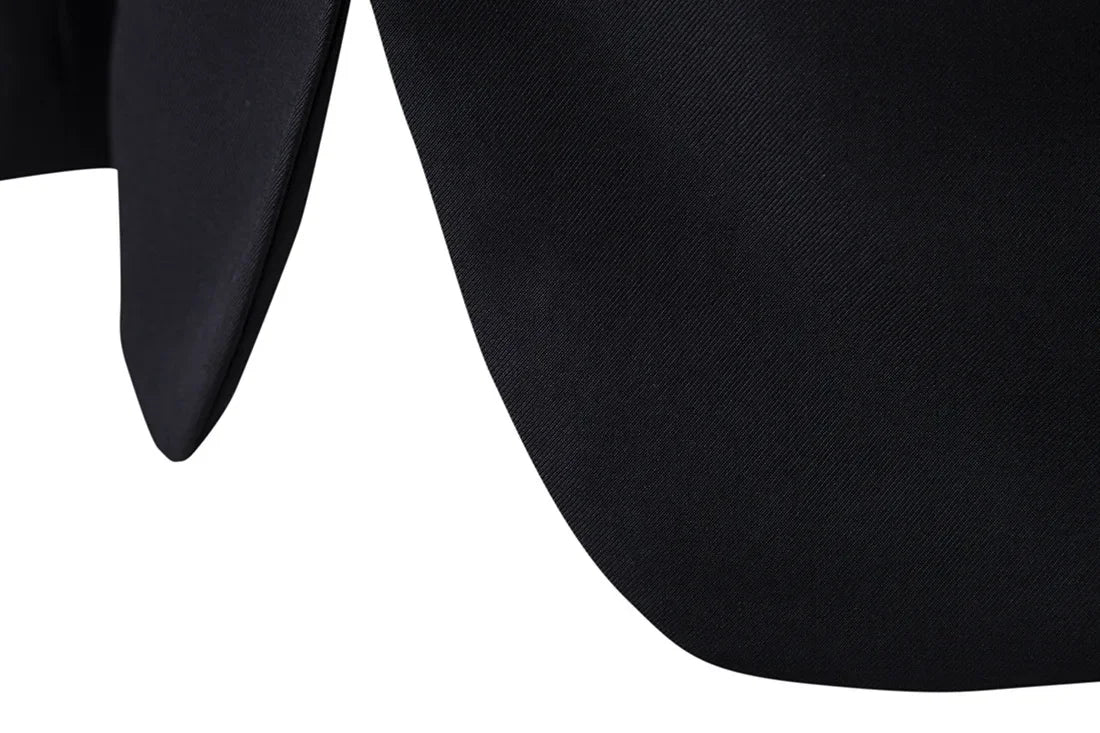 Mens Casual Slim-fit Suit for Weddings Evening Dress and Work