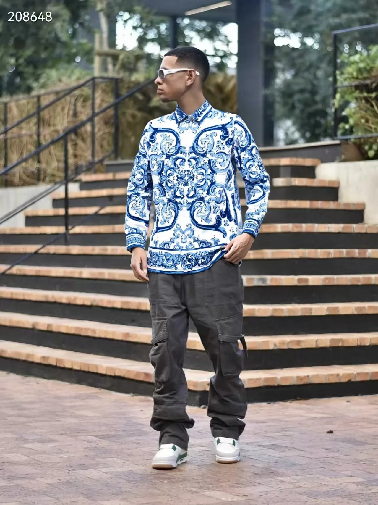 Men's Shirt Popular European Design Party Style