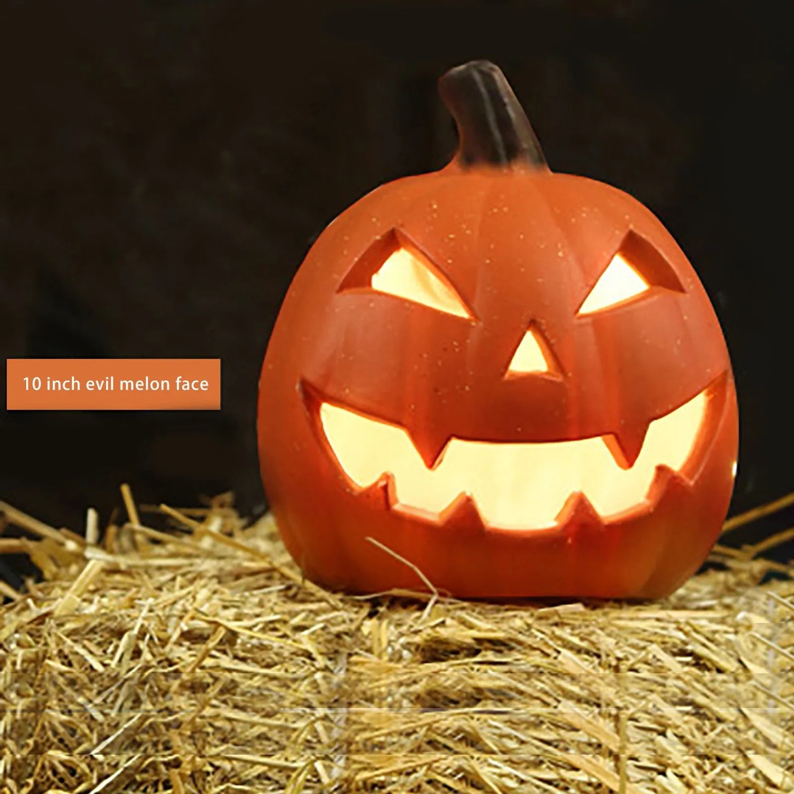 Halloween Led Vintage Style Hollow Pumpkin