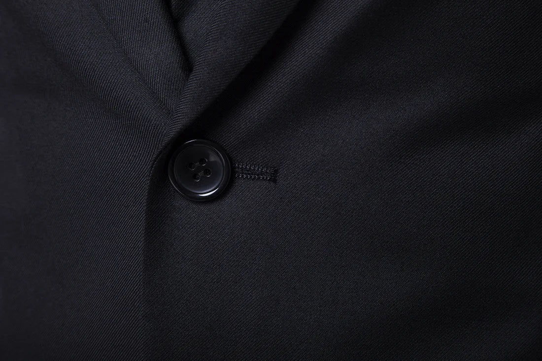 Mens Casual Slim-fit Suit for Weddings Evening Dress and Work