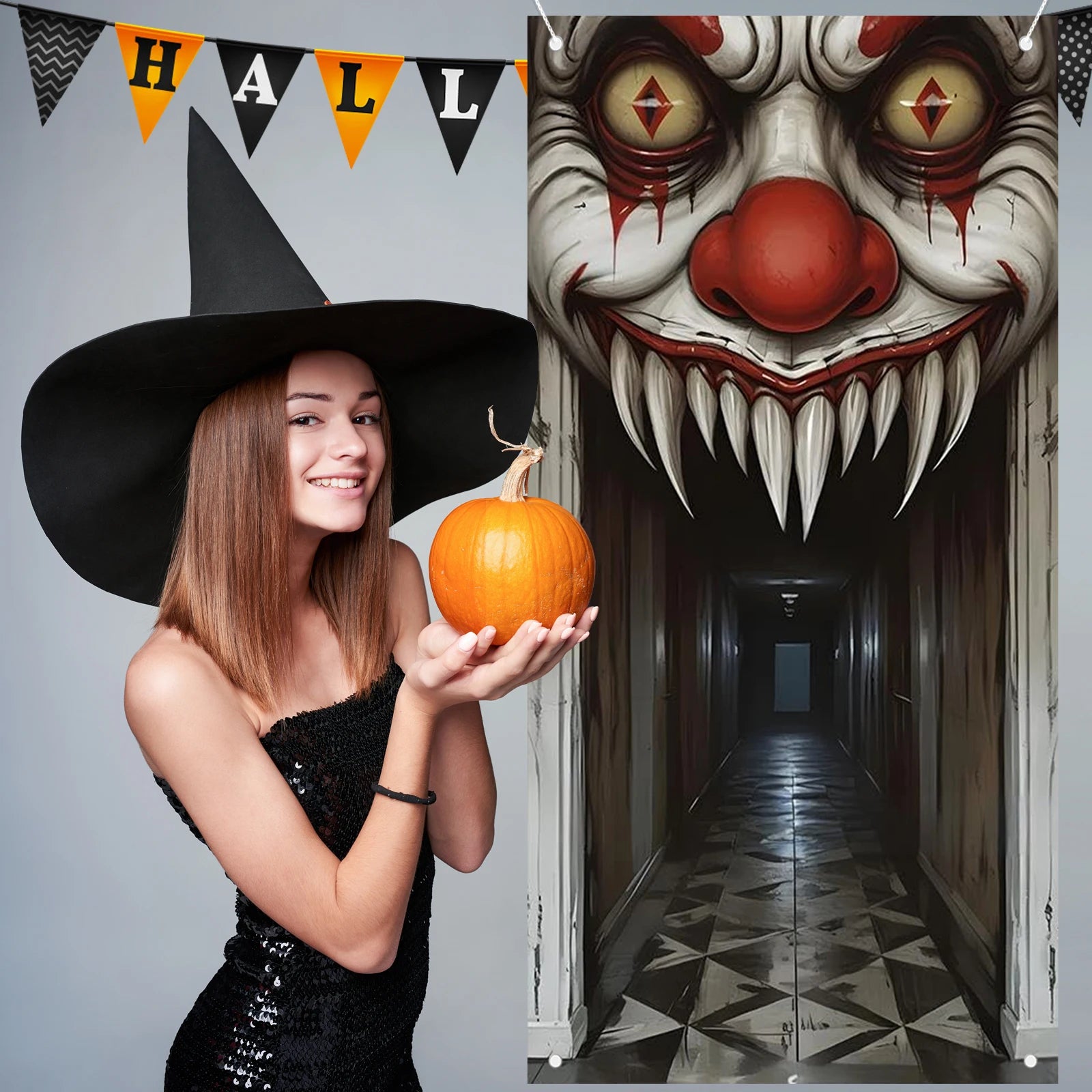 Halloween Indoor and Outdoor Haunted House Themed Decoration
