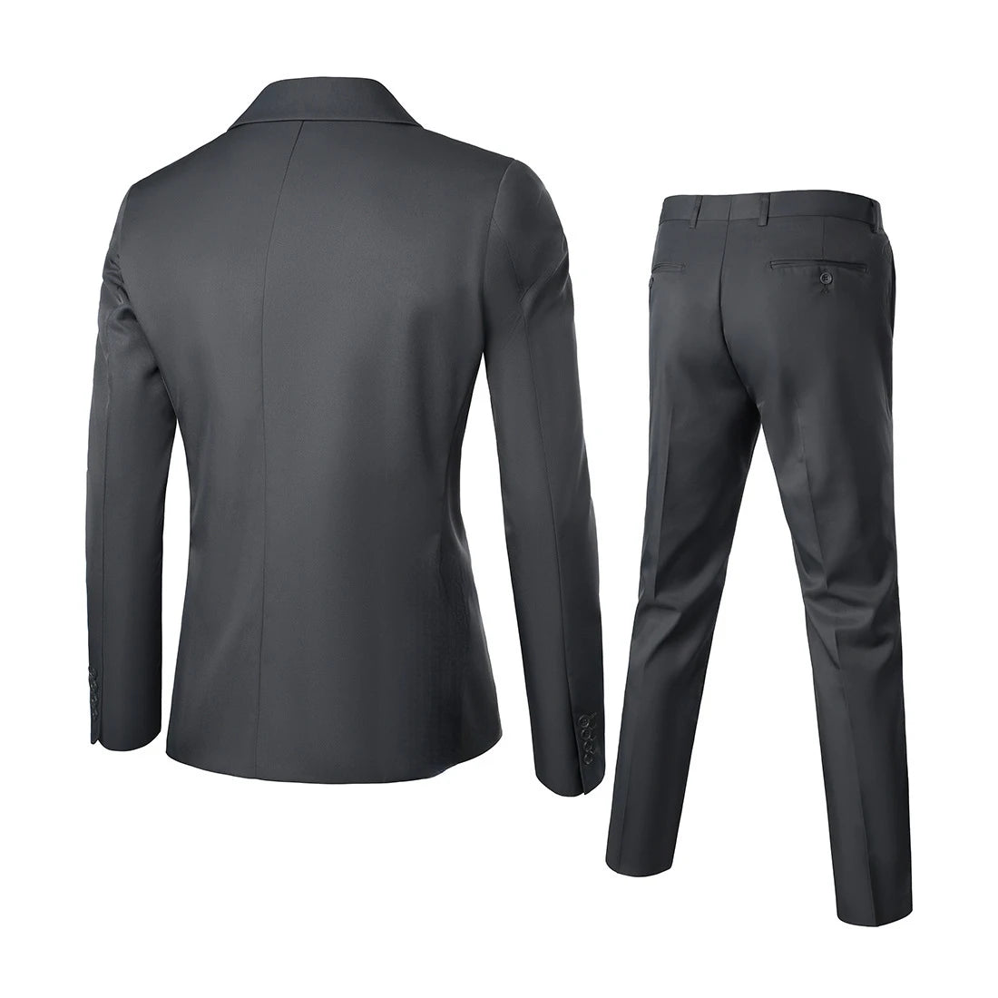 Mens Casual Slim-fit Suit for Weddings Evening Dress and Work