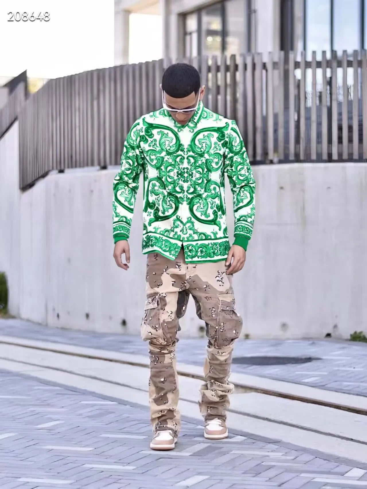 Men's Shirt Popular European Design Party Style