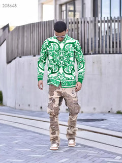 Men's Shirt Popular European Design Party Style