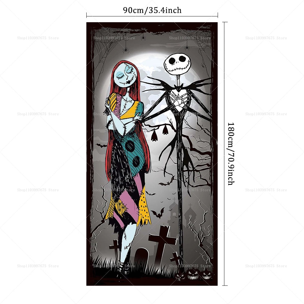 Halloween The Nightmare Before Christmas Decor Door Banner