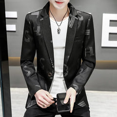 The new autumn fashion suit for men is a stylish, versatile, and trendy casual suit with a slimming style