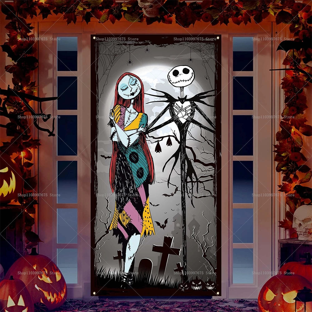 Halloween The Nightmare Before Christmas Decor Door Banner
