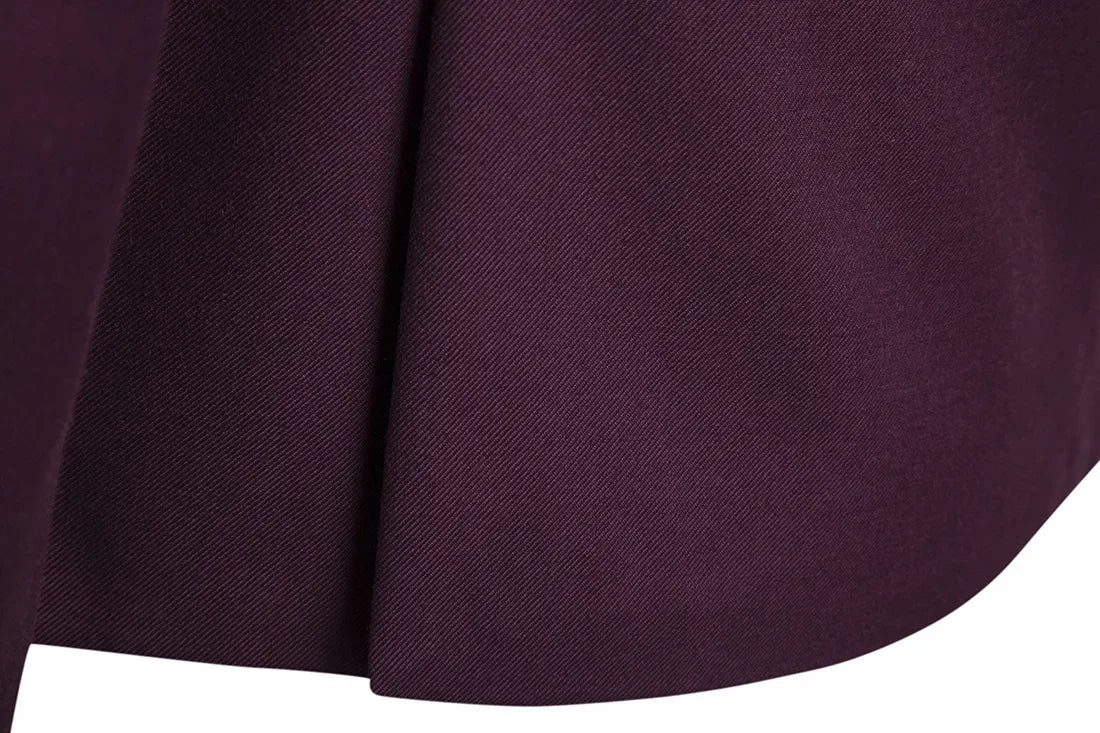 Mens Casual Slim-fit Suit for Weddings Evening Dress and Work