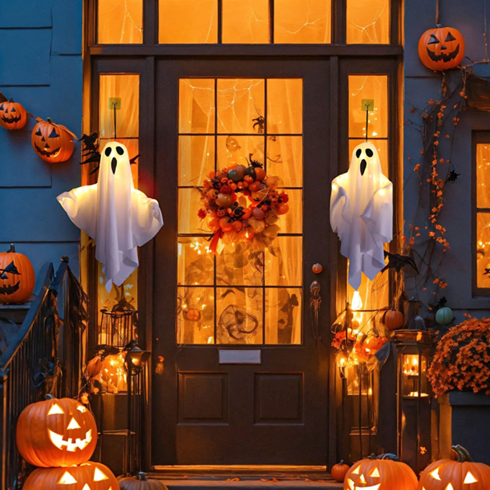 Halloween Spooky Ghost Lights Decorations