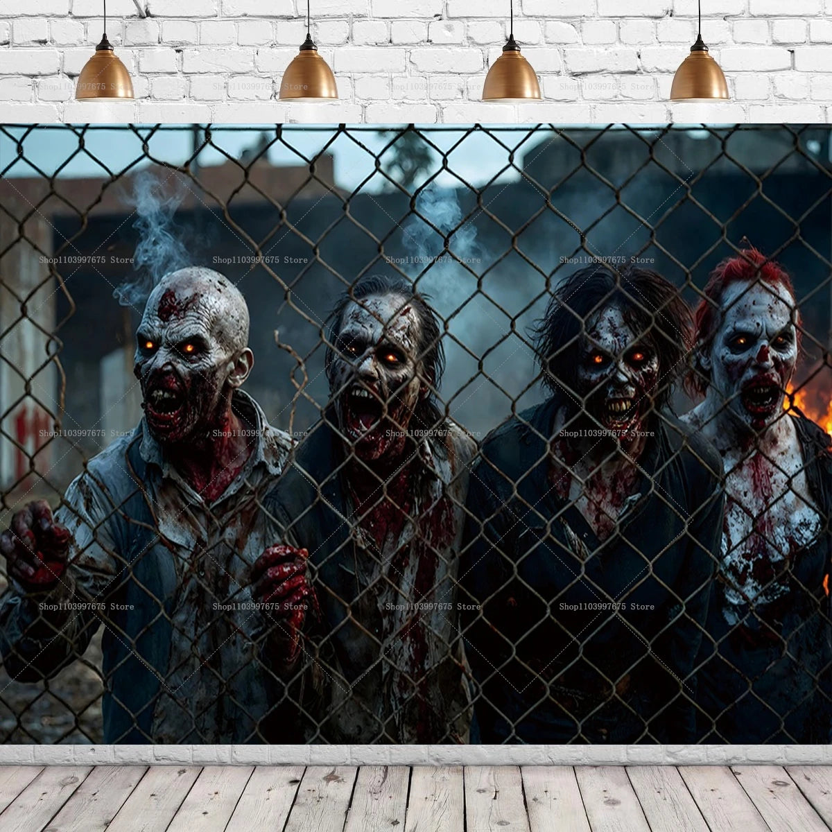 Halloween Party Zombie Wall Decorations