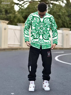 Men's Shirt Popular European Design Party Style