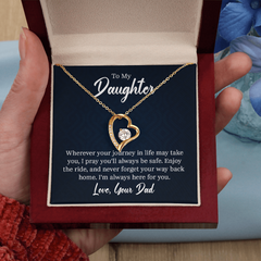 Forever Love Necklace - For Daughter From Dad