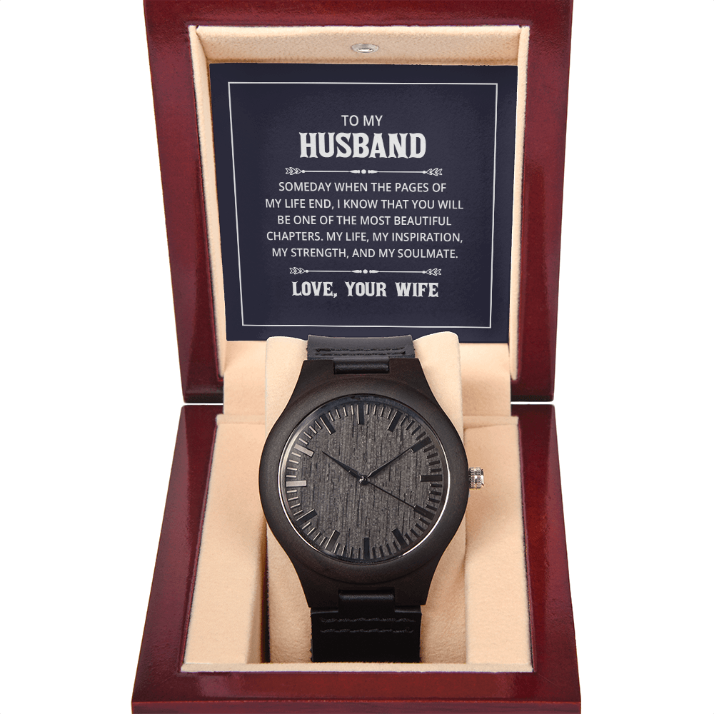 Wooden Watch - To My Husband