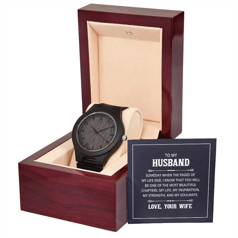 Wooden Watch - To My Husband