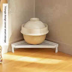 Kitchen Triangular Iron Rack  Heat-Resistant Corner Countertop