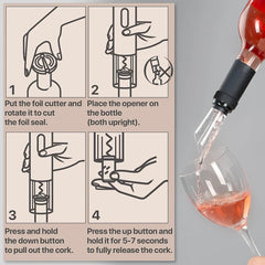 Electric Wine Bottle Opener with Charging Base