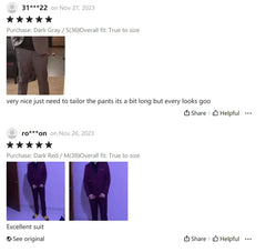 Mens Casual Slim-fit Suit for Weddings Evening Dress and Work