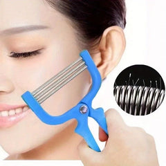 Smooth Skin Facial Epilator - Lip and Eyebrow Elastic Epilator, Handheld Facial Hair Removal Gentle Hair Removal for Smooth Skin