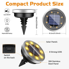 Outdoor Solar Lights for Patio Pathway