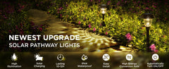 Outdoor Solar Lights with Vibrant Pattern