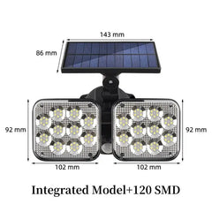 Outdoor Solar Lights with Motion Sensor
