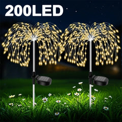 Firework Pathway Decor Outdoor Solar Lights