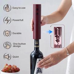 Electric Wine Bottle Opener with Charging Base