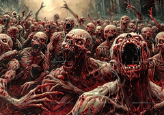 Halloween Party Zombie Wall Decorations