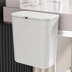 Kitchen Wastebasket Cabinet Hanging Trash Can With Lid