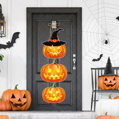 Halloween Party Decors Pumpkin Ghost Bat Door Hanging Pendents