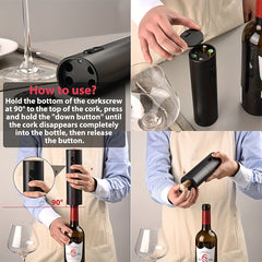 Electric Wine Bottle Opener with Charging Base