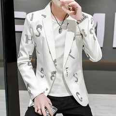 The new autumn fashion suit for men is a stylish, versatile, and trendy casual suit with a slimming style