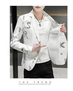 The new autumn fashion suit for men is a stylish, versatile, and trendy casual suit with a slimming style