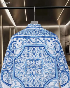 Men's Shirt Popular European Design Party Style