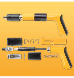 Versatile Manual Steel Nail Gun for Concrete, Ceiling Installation and Woodworking Fast Precise Riveting and Wall Fastening