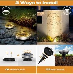 Outdoor Solar Lights for Patio Pathway