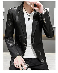 The new autumn fashion suit for men is a stylish, versatile, and trendy casual suit with a slimming style