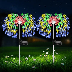 Firework Pathway Decor Outdoor Solar Lights