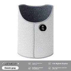 Silent Foldable Leg Warmer Pro - Under Desk Electric Foot Heater with Thermostat & Auto Shut Off for Office Home Timer