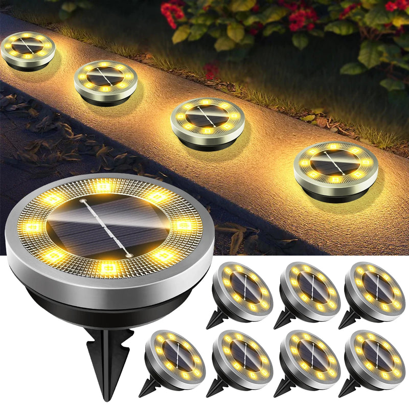 Outdoor Solar Lights for Patio Pathway