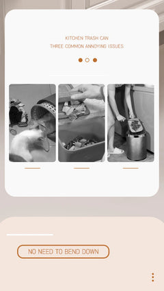 Kitchen Foldable Trash Can, Household Cabinet Hanging bin.