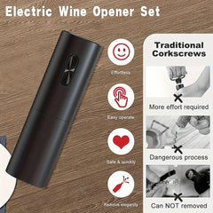 Electric Wine Bottle Opener with Charging Base