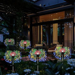Firework Pathway Decor Outdoor Solar Lights