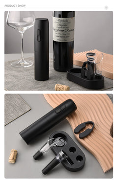 Electric Wine Bottle Opener with Charging Base